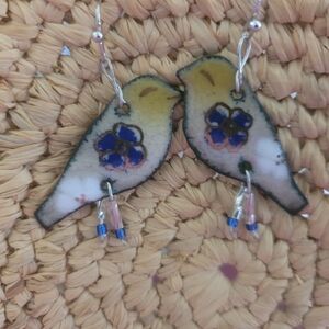 Handcrafted Bird Earrings